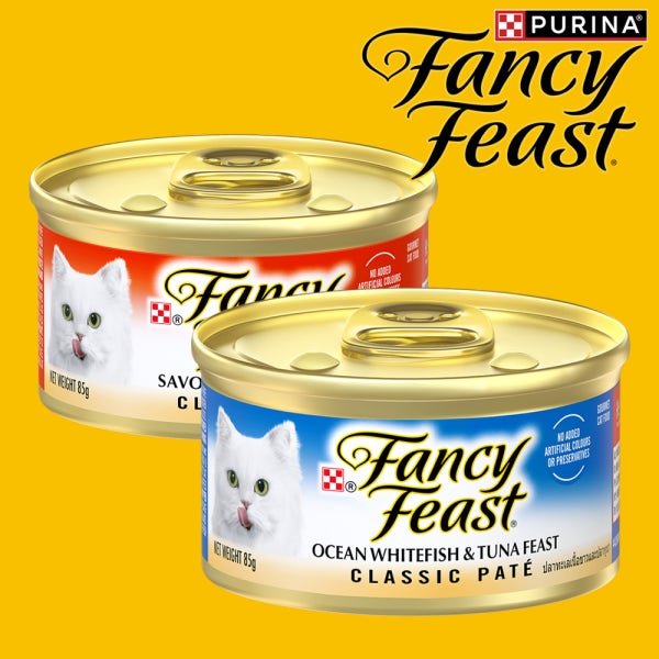 1+1 팬시피스트 주식캔 화이트라벨 파테 흰살생선&참치85g+연어85g