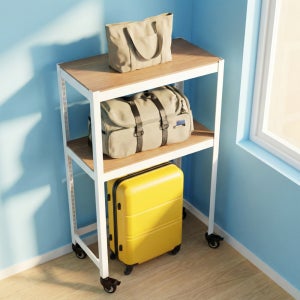 이동식테이블 쇼파 사이드 테이블 틈새 간이 코너 하단오픈 2단 홈던트 300300600