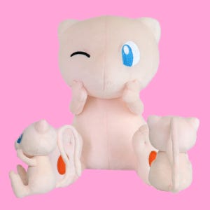 포켓몬 윙크 뮤 인형 25cm 애착 캐릭터 귀여운