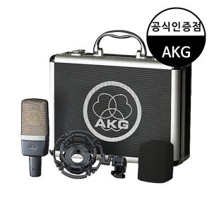 AKG C214 스튜디오 콘덴서 마이크 보컬 홈 레코딩 악기 녹음 방송용 마이크