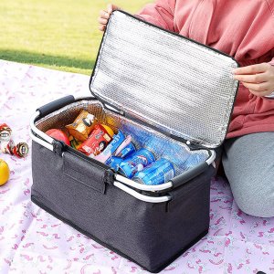 30L 보냉가방 쿨러백 아이스박스 여름 시원한 대용량 접이식 휴대용 피크닉 도시락 방수