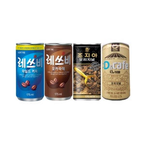 레쓰비마일드 모카라떼 조지아오리지널 디앤카페 미니캔음료 30캔