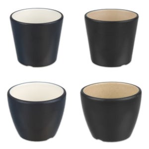 DOLSAN 돌산 멜라민 체크투톤 컵 3호 DS-7123 흑백 콜크 업소용 메라민 물컵