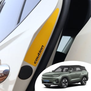 토레스 EVX 후방주의 V2 도어 트렁크 안전 반사 포인트 개문사고 예방 안전운전 데칼 스티커