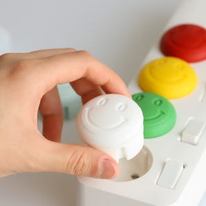 신호등 콘센트 안전커버 마개 보호커버 아기 안전 캡 실리콘 멀티탭 파스텔세트,컬러세트