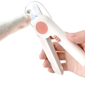 강아지 발톱깎이 고양이 발톱 다듬기 버퍼 혈관 애견 미용용품 LED