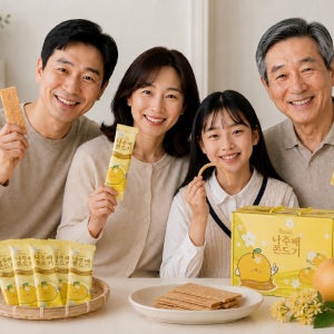 고품질나주배+국산곡물 나주배쫀드기 20개 쫀득쫀득 탕비실 등산간식 사무실과자 특산품