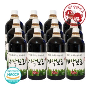 대용량 새싹보리차 (12입) 원액 진액 농축액 액상 식당 음식점 다홍치마 유기농새싹보리