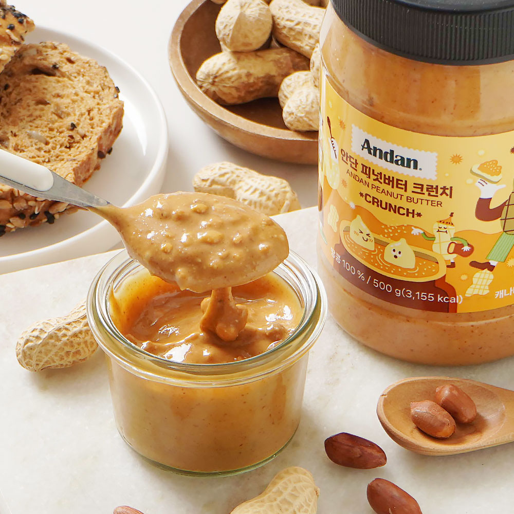 무가당 땅콩버터 100% 순 무설탕 피넛버터크런치 크림
