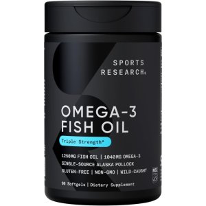 스포츠리서치 오메가3 EPA DHA 90캡슐, 1개