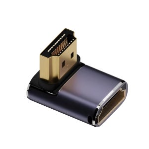 HDMI2.1 젠더 수직하단 방향 전환용 커넥터 4K 120Hz 8K 60Hz 지원 HDR 48Gbps A8K-07