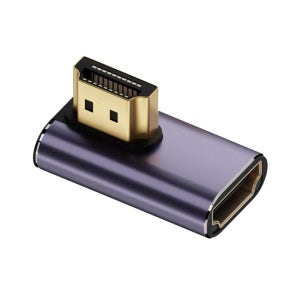 HDMI2.1 젠더 수평좌측 방향 전환용 커넥터 4K 120Hz 8K 60Hz 지원 HDR 48Gbps A8K-10