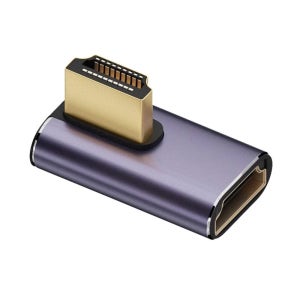 HDMI2.1 꺾임젠더 방향 전환 케이블 연장 커넥터 모음 4K 120Hz 8K 60Hz 지원 HDR 48Gbps