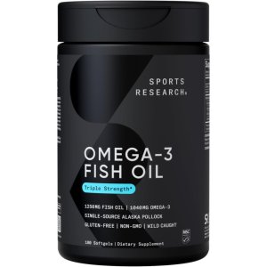 스포츠리서치 오메가3 EPA DHA 180캡슐, 1개