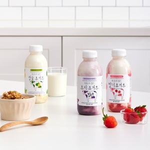 어니스트밀크 프리미엄 제주 요거트 3개 유산균 무가당 플레인 대용량 500ml X 3