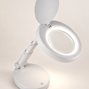 세기광학기기 LED 무선 조명 확대경 스탠드 돋보기 확대경 SK102M