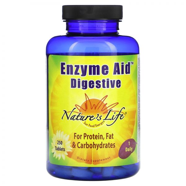 Nature’s Life <b>네이처스 라이프</b> Enzyme Aid Digestive 250 Tablets