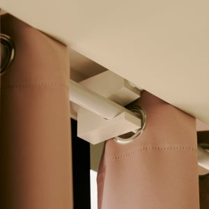 노못 스프링 무타공 커튼봉 브라켓 못없이 압축봉 암막 커튼달기 걸이 설치 M size 2개 구성