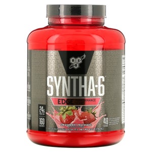 (아이허브) BSN Syntha-6 에지 단백질 파우더 혼합음료 딸기 밀크 쉐이크 맛 4.01 lb(1.82kg) 해외직구