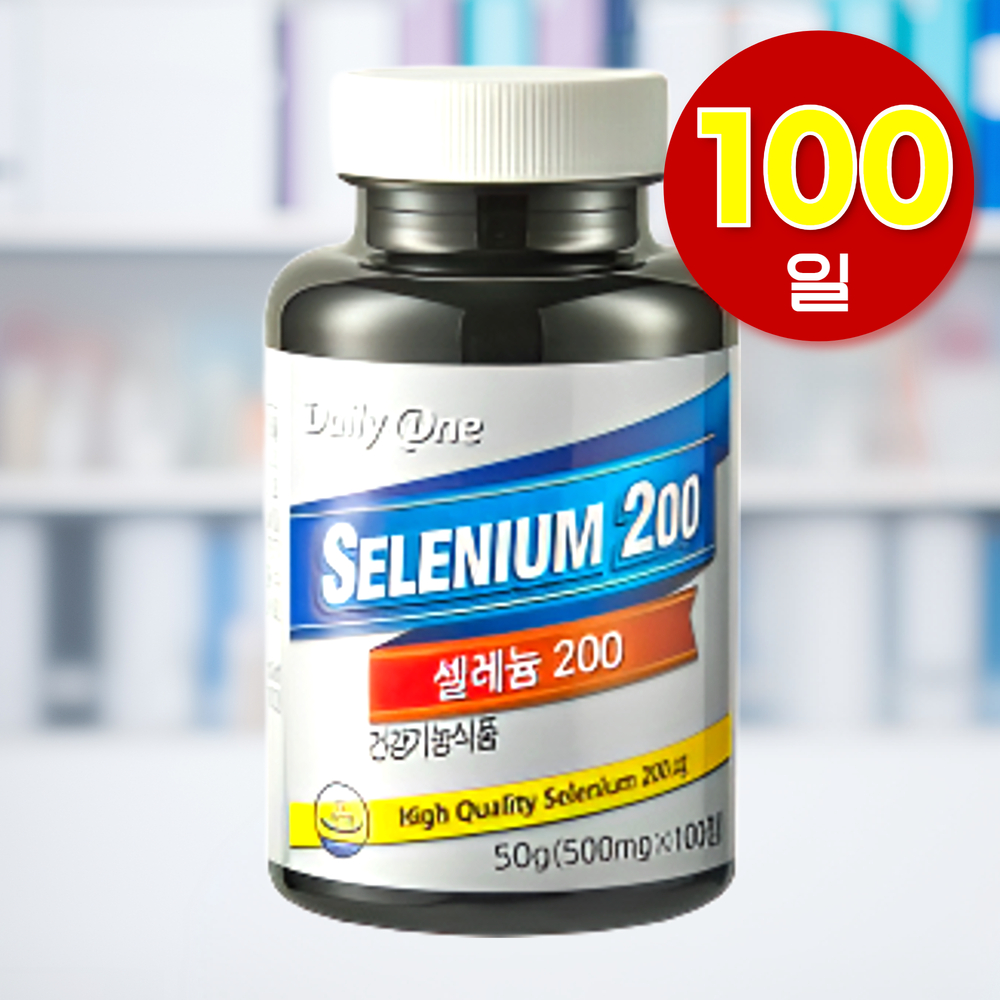 아셀렌산나트륨 무기셀레늄 세레늄 셀레늄 영양제 약100일분 셀렌 1일 1정 톡