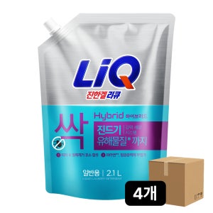 [본사배송] 리큐 진한겔 하이브리드 2.1L파우치 X 1박스(4개) 일반