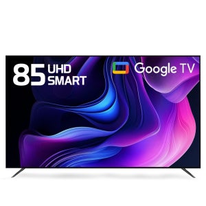 티브이지 85인치TV 구글 스마트 4K UHD 대기업패널 에너지효율 1등급 중소기업TV