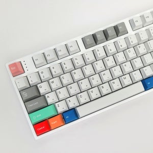 사오파오 GMK 파운데이션 한글키캡 체리 측각LED 자체제작 (135키) 키케이션