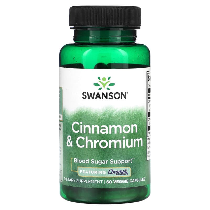 스완슨 크롬 시나몬 크로뮴 Cinnamon <b>Chromium</b> 60캡슐