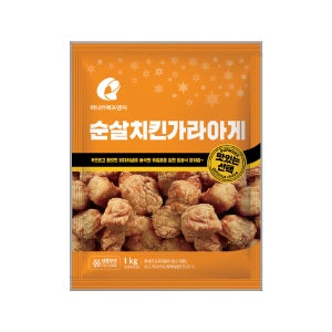 마니커에프앤지 순살치킨가라아게1kg 1봉+1봉
