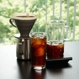 포어르 하리오 비커서버 & 드립 세트 BVD-3012-GR 600ml