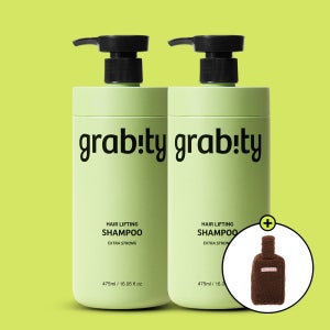 그래비티 탈모샴푸 엑스트라 스트롱 475ml + 475ml +테디퍼파우치