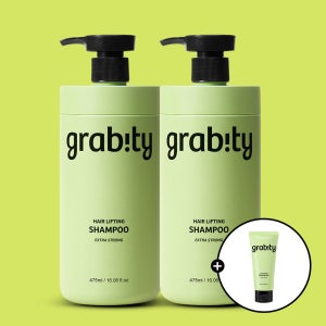 [50ml 추가증정] 그래비티 헤어 리프팅 샴푸 엑스트라 스트롱 475ml, 2개