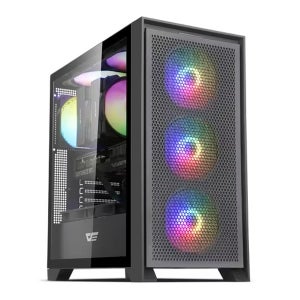 darkFlash DRX70 MESH RGB 강화유리 (블랙)
