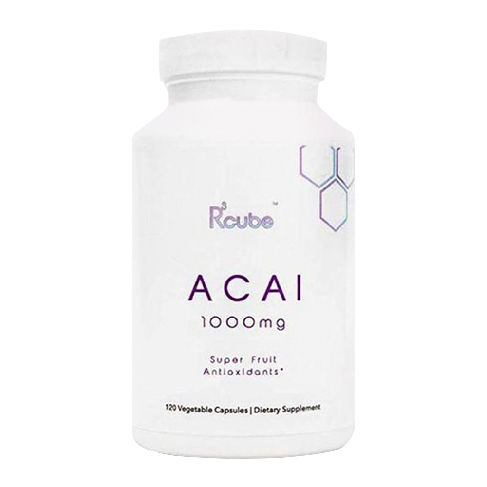 R3 알쓰리큐브 아사이 1000mg <b>슈퍼</b>프룻 안토시아닌 120정 베지<b>캡슐</b>