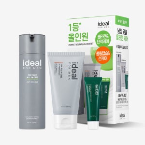 아이디얼포맨 퍼펙트 올인원 150mL + 선 올인원 100ml + 올인원 바디워시 10ml
