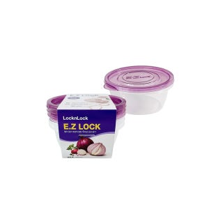 락앤락 이지락 원형 350ml 3EA 밀폐용기 반찬통