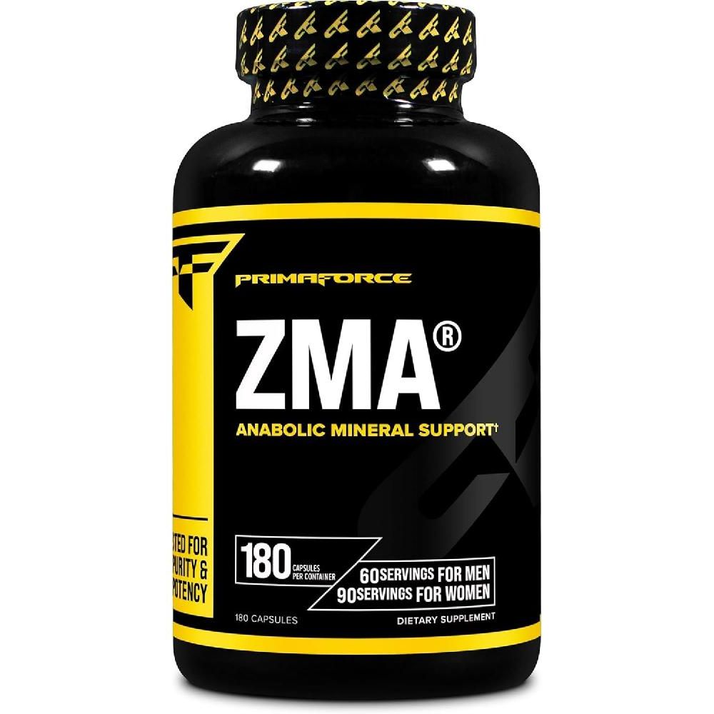 <b>프리마포스</b> ZMA 여자 <b>남자</b> 칼슘마그네슘아연 비타민b6 피리독신 효능 180캡슐