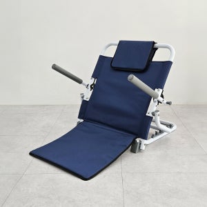와이즈시니어 각도조절등받이 허리디스크 자세 허리 교정 고령자 환자 노인 접이식 좌식 의자