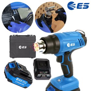 ES 충전열풍기/무선 히팅건 (20V 5.0Ah) 노즐4종포함/열풍히팅건 스티커제거 해빙기
