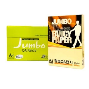 OA 두성종이 팬시페이퍼 80g 점보(500매)색지 칼라 복사지 색상지 A4지 A4용지