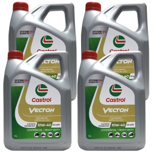 캐스트롤 벡톤 10W40 4L x 4개 1박스 16L DPF 유로6 TIER-4 고성능 합성 디젤 엔진오일 (리무라 R5 급) CK-4 E11 백톤