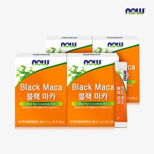 나우푸드 블랙 마카 30포, 4개