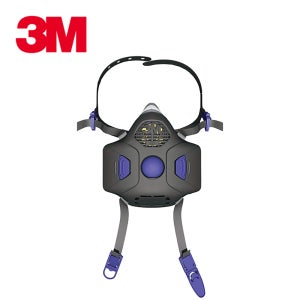 3M HF-800시리즈 HF802 HF801 HF803 반면형마스크 쿼드플로우 흡배기저항개선 방진 방독 겸용 산업용