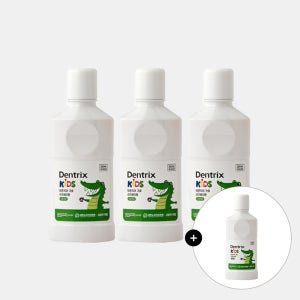 동국제약 덴트릭스 키즈 가글액 라즈베리향 260ml 3개 + 1개