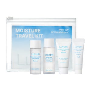 러븀 수분 트래블 키트 4종 세트(젤 클렌저+크림+선크림+약산성 토너)