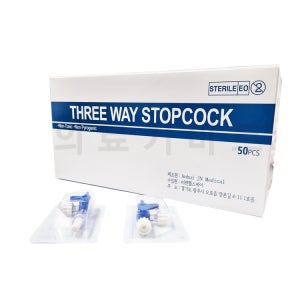 비전 협성 쓰리웨이 스탑콕 (STOPCOCK)50개입 -3way stopcock수액연결커넥터 3-way 3단 코크 비젼