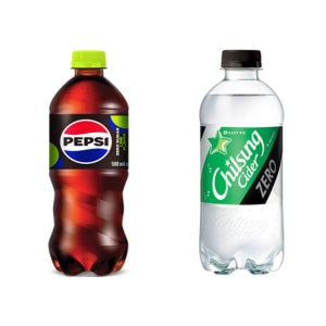 펩시제로라임 칠성사이다제로 업소용 500ml 각 10개씩 20페트