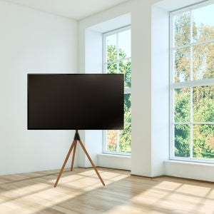 엘디 엘마운트 APL-TSE643B TV스탠드 이젤형 티비 거치대 삼각대 이동식 모니터 받침대