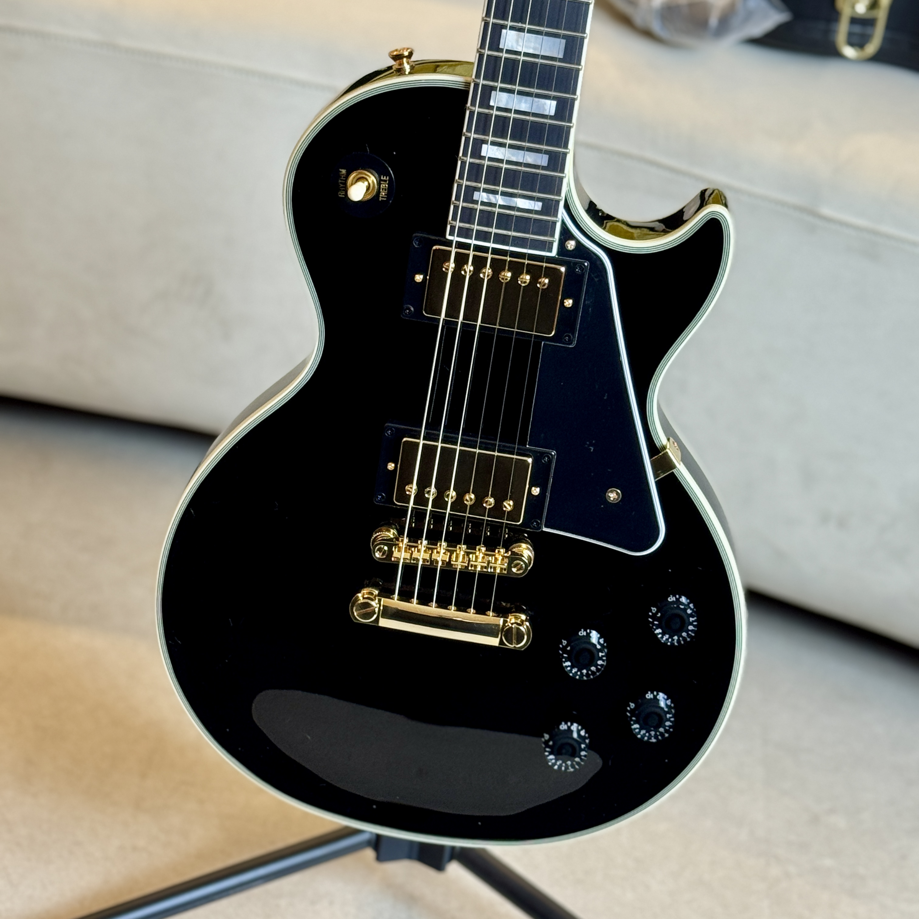 Epiphone [Inspired by G.C] 에피폰 레스폴 커스텀 에보니