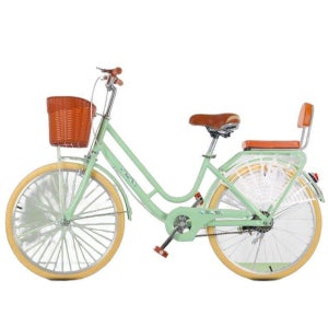 클래식자전거 바구니 출퇴근 여성용 24인치 26인치 장바구니 공원